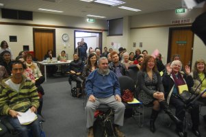 Audience at Poetry Idol Heat 6